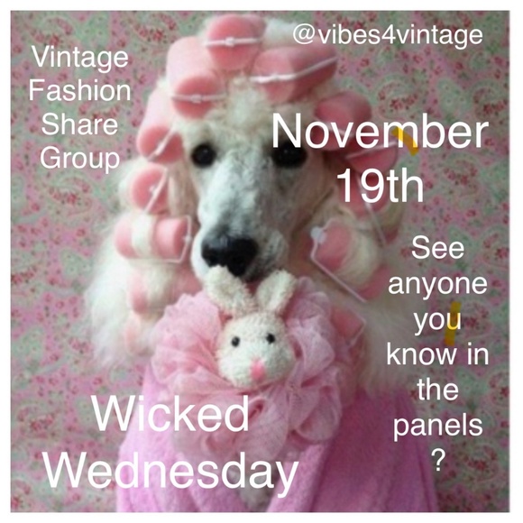 ❌ 11/19 WICKED WEDNESDAY VINTAGE FASHION SHARE GROUP - Picture 1 of 16